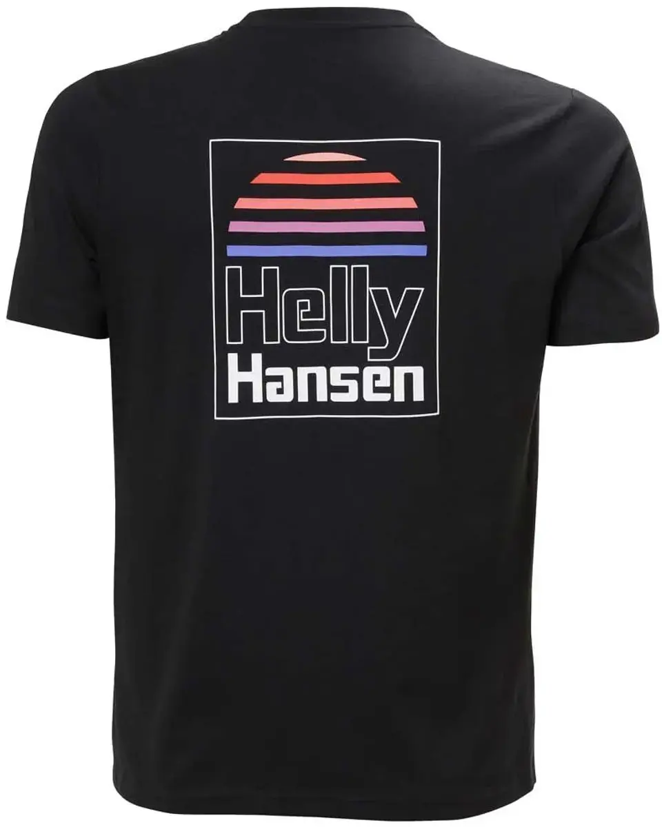 Helly Hansen Core Graphic T 2.0 T-shirt M - Zwart