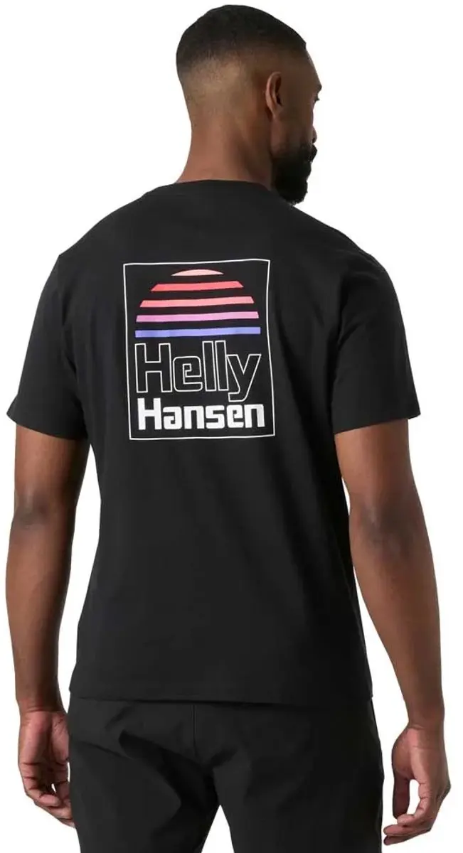 Helly Hansen Core Graphic T 2.0 T-shirt M - Zwart