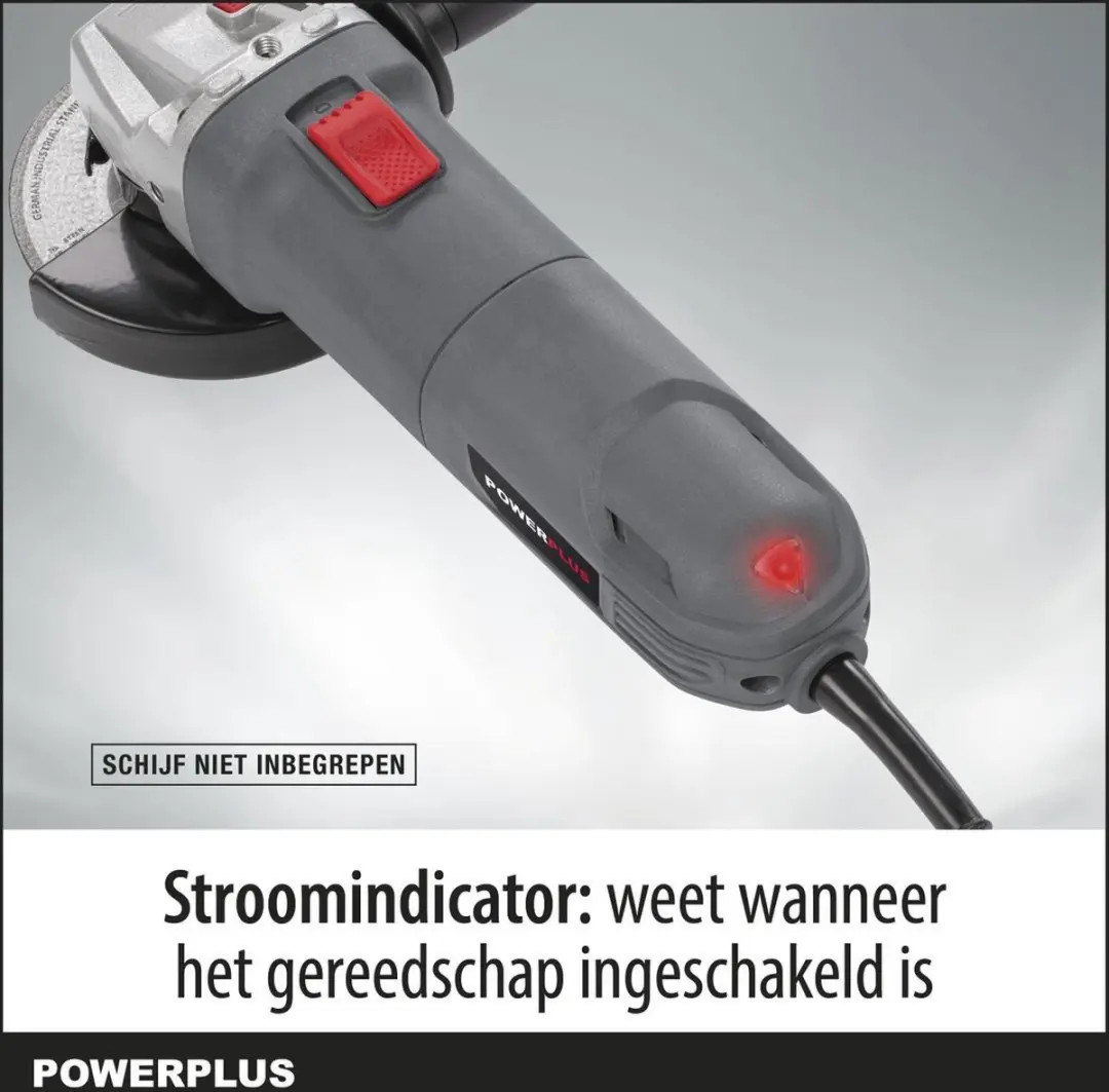 Powerplus POWE20011 Elektrische Haakse Slijper 800W - 115mm