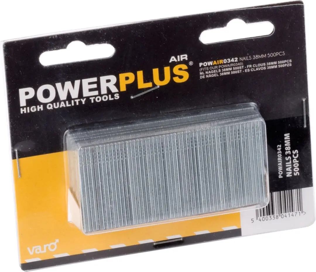 Powerplus POWAIR0342 Spijkers 38mm - 500 Stuks