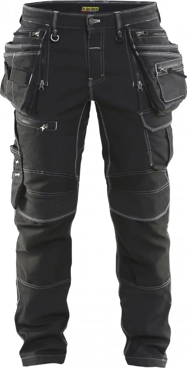 Blåkläder Werkjeans Stretch X1900 1990-1141 - Maat 50 - Zwart