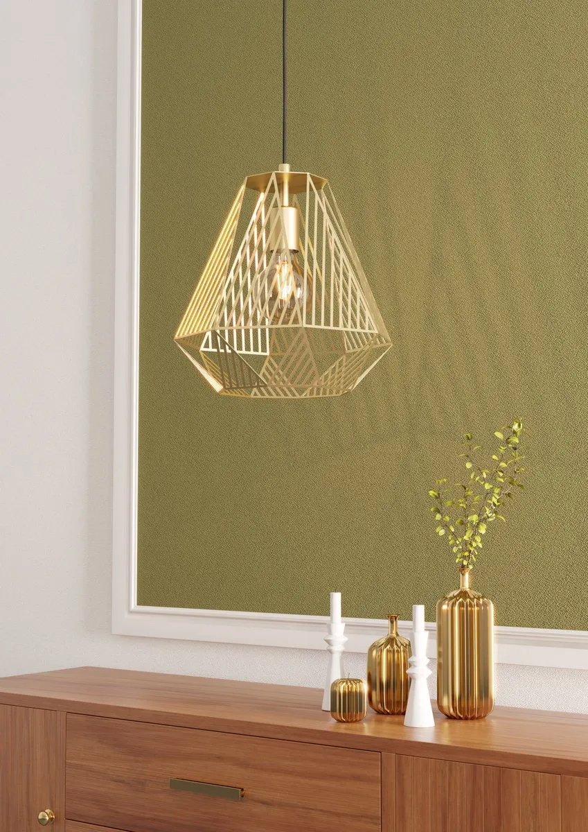 Eglo Stype Hanglamp E27 - Ø33cm - Goud