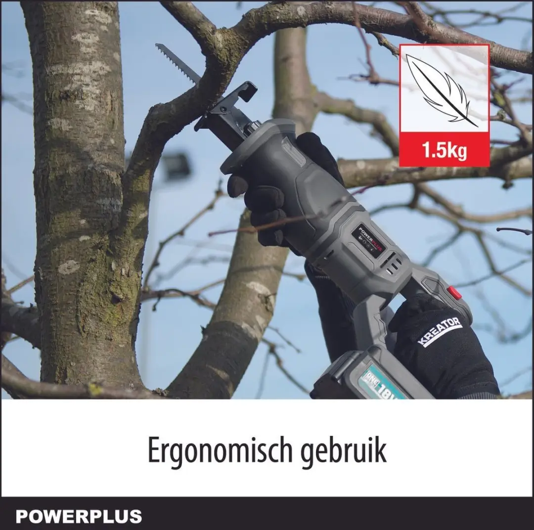 Powerplus POWEB2510 Reciprozaag 18V - afbeelding 6 van 6