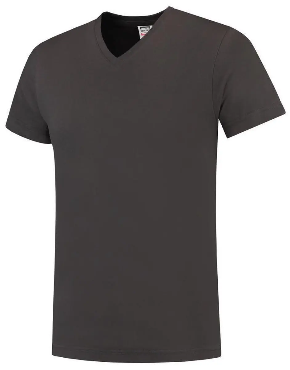 Tricorp 101005 T-Shirt V-hals Fitted - Donkergrijs L