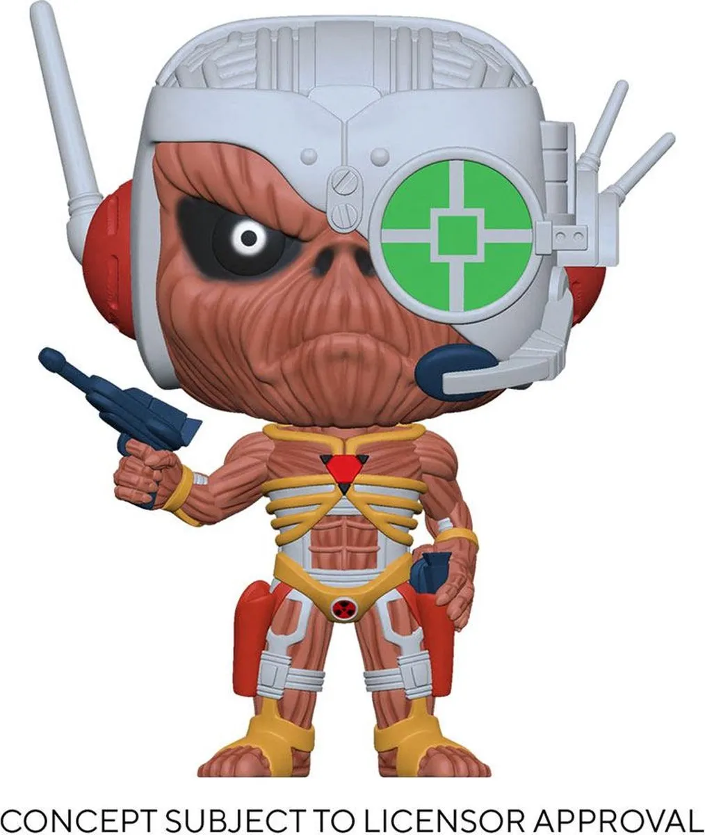 Funko Pop! Iron Maiden Eddie Somewhere in Time - 9cm - Multicolor - afbeelding 3 van 6