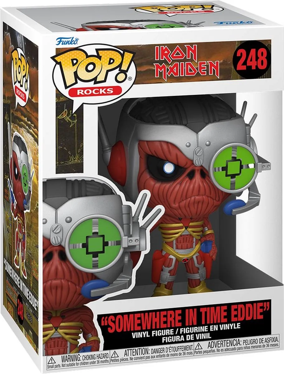 Funko Pop! Iron Maiden Eddie Somewhere in Time - 9cm - Multicolor - afbeelding 2 van 6