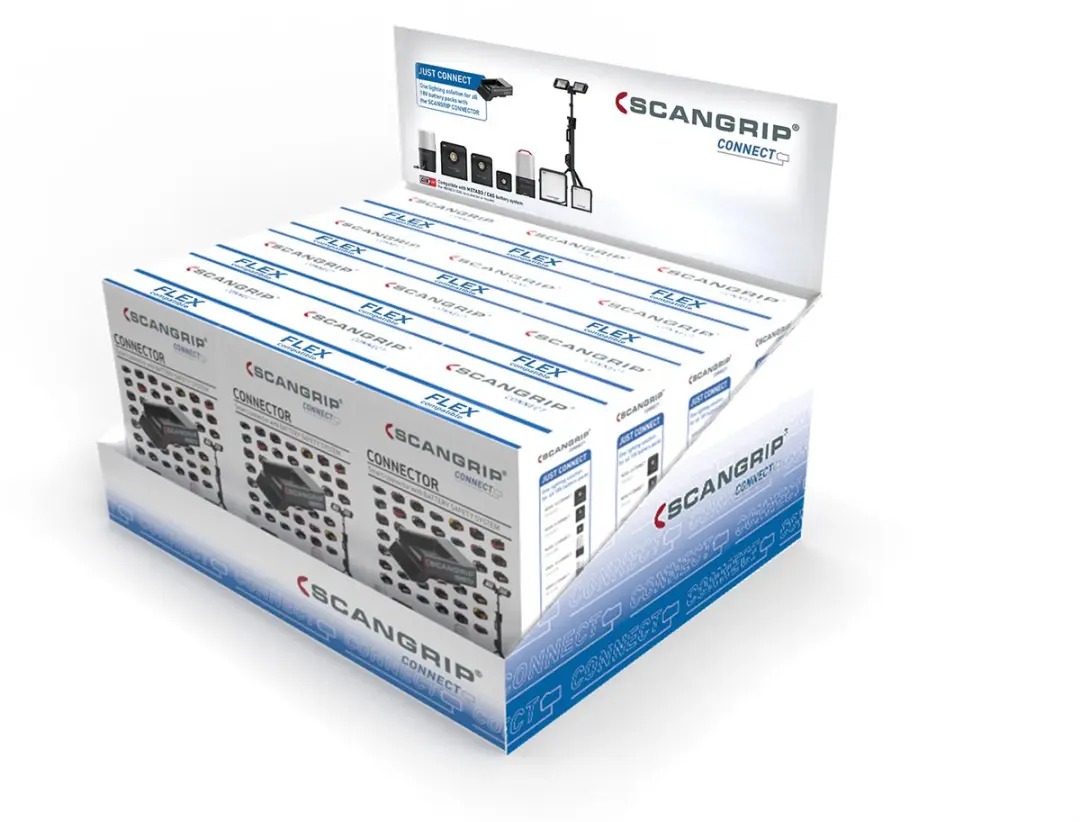 Scangrip Connector FLEX Accu 18V 03.6145C - Zwart