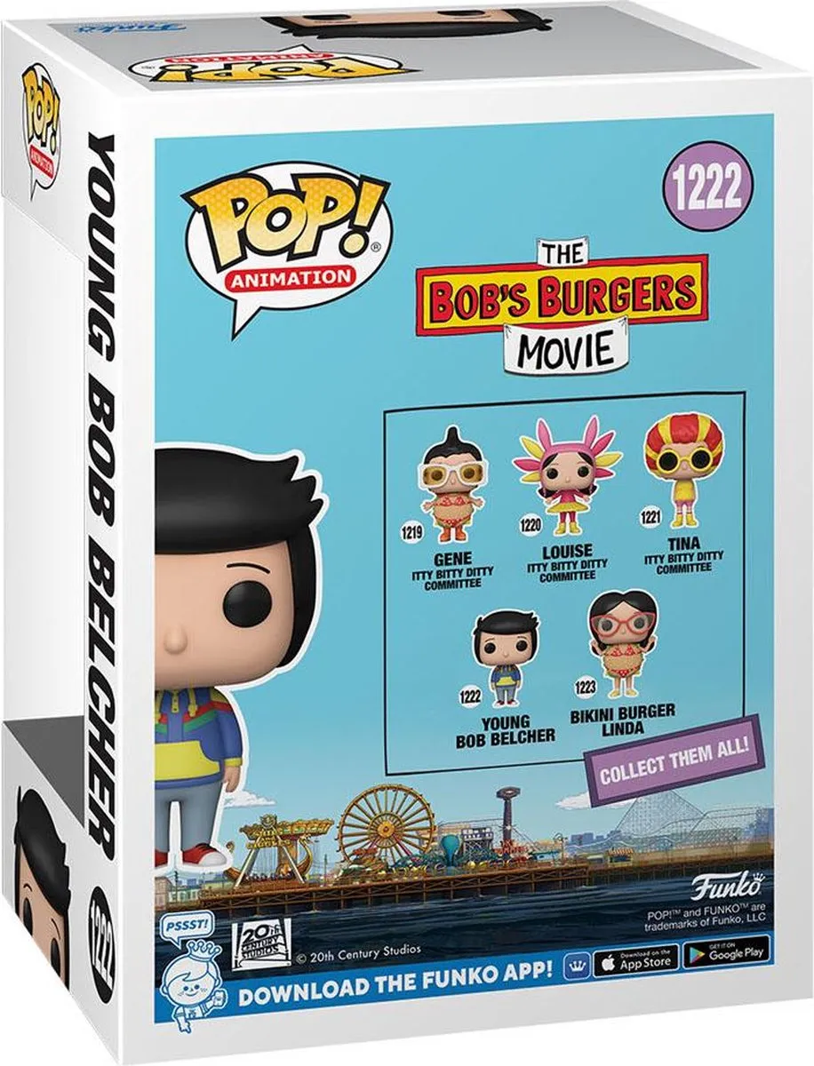 Funko Pop! Bob's Burgers Young Bob Belcher #1222 - Multicolor