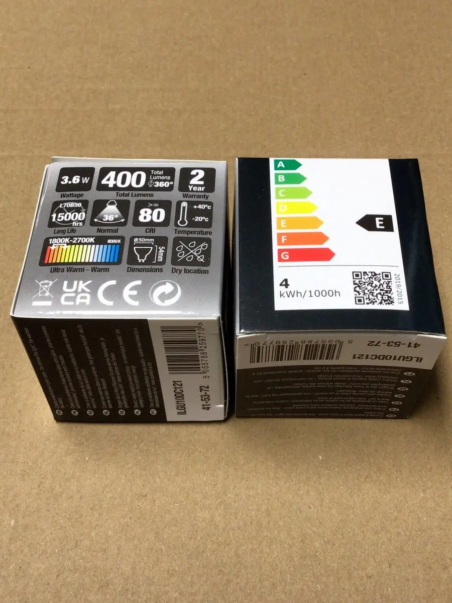 Integral GU10 Warm Tone 3,6W 345 Lumen - 5 Stuks - afbeelding 6 van 6