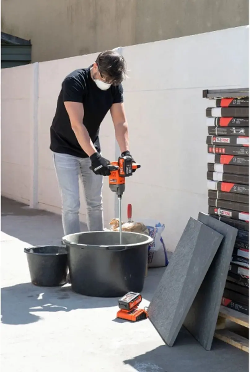 Powerplus POWDP7080 Beton/Verfmenger 20V - 100mm