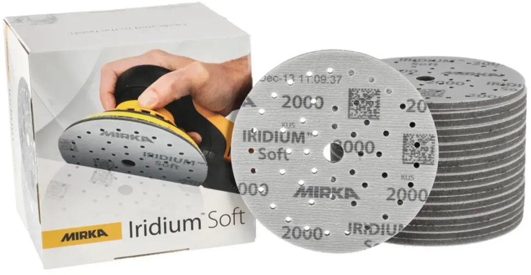 Mirka Iridium Soft 150mm P500 - 1 Stuk
