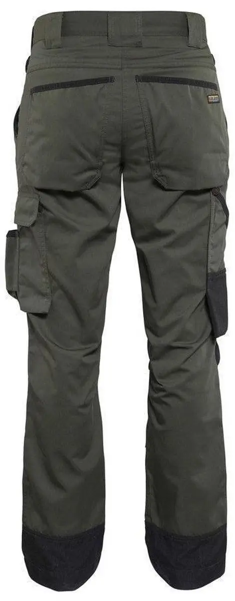 Blåkläder Dames Garden Werkbroek 7154-1835 - 34 - Army Groen/Zwart