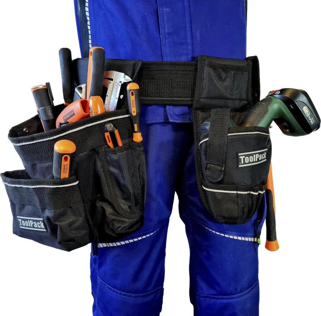 Toolpack 360.019 Specter Gereedschapsgordel - 2 Holsters - Zwart