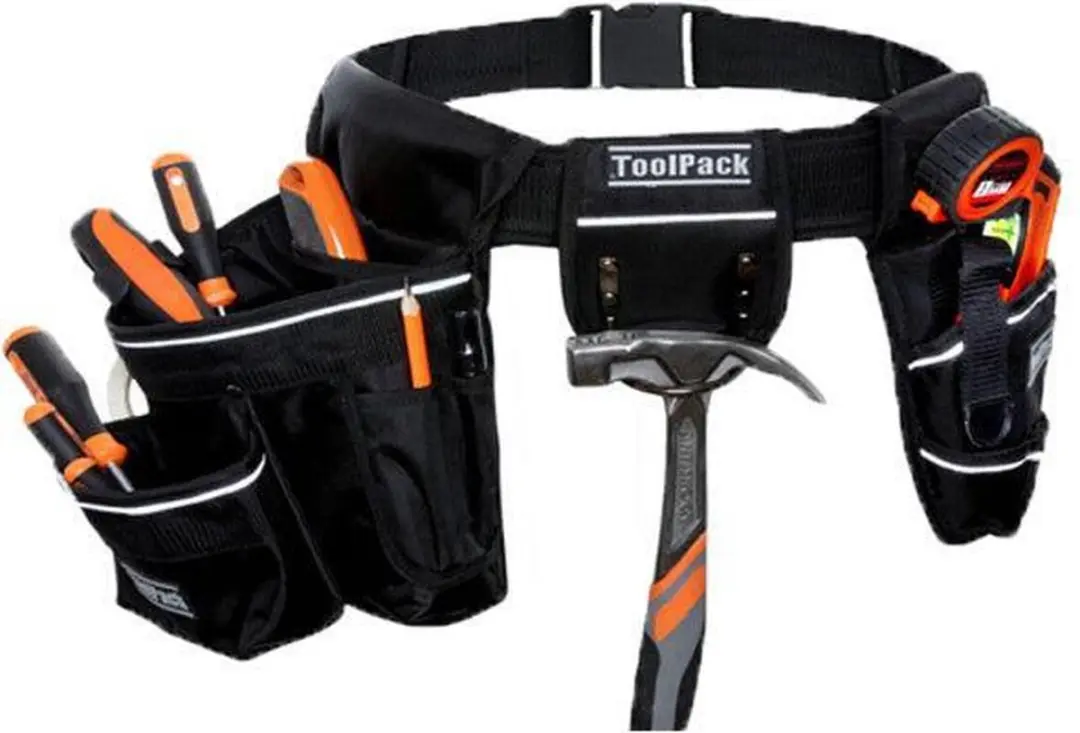 Toolpack 360.019 Specter Gereedschapsgordel - 2 Holsters - Zwart