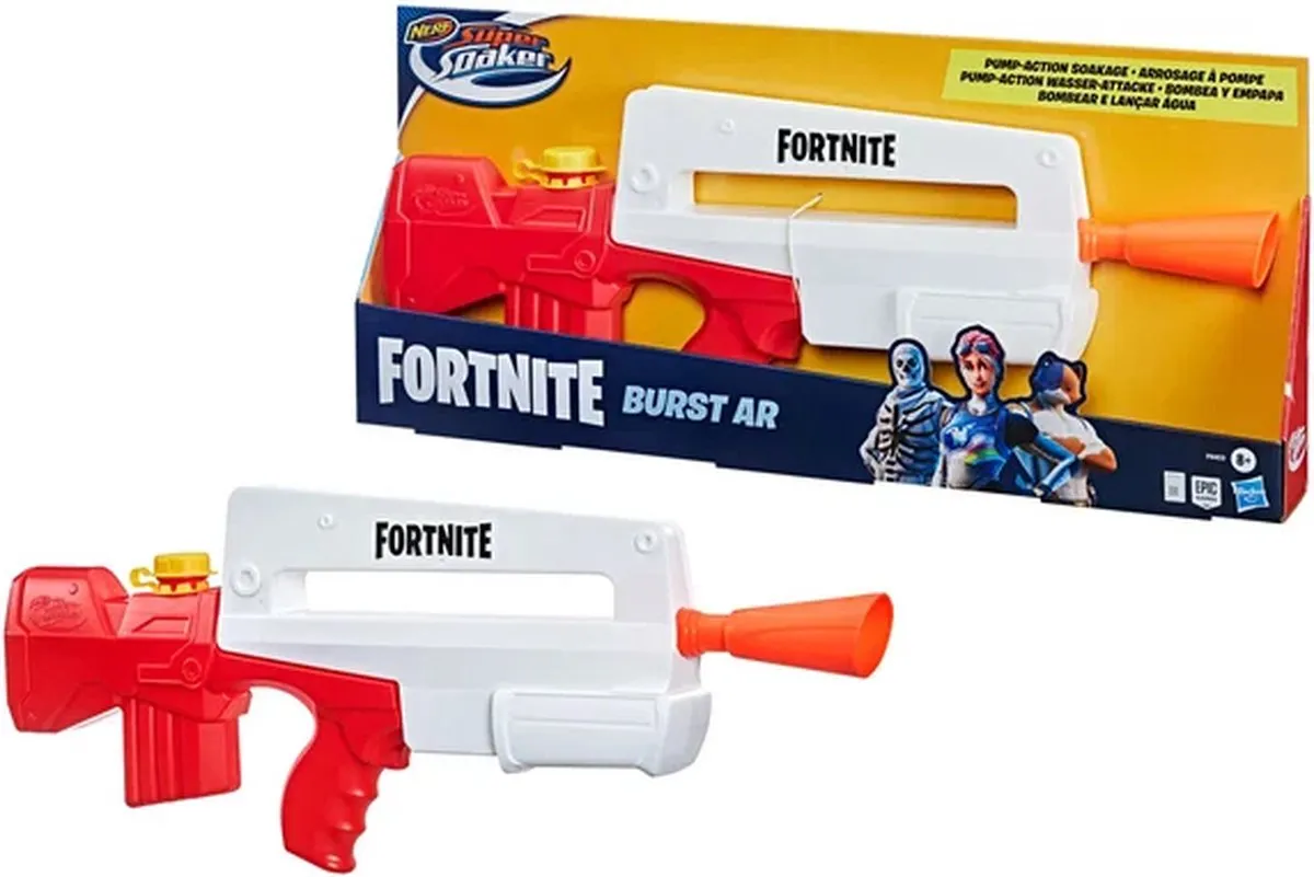 NERF Super Soaker Fortnite Burst AR - Duurzame Verpakking - Waterpistool