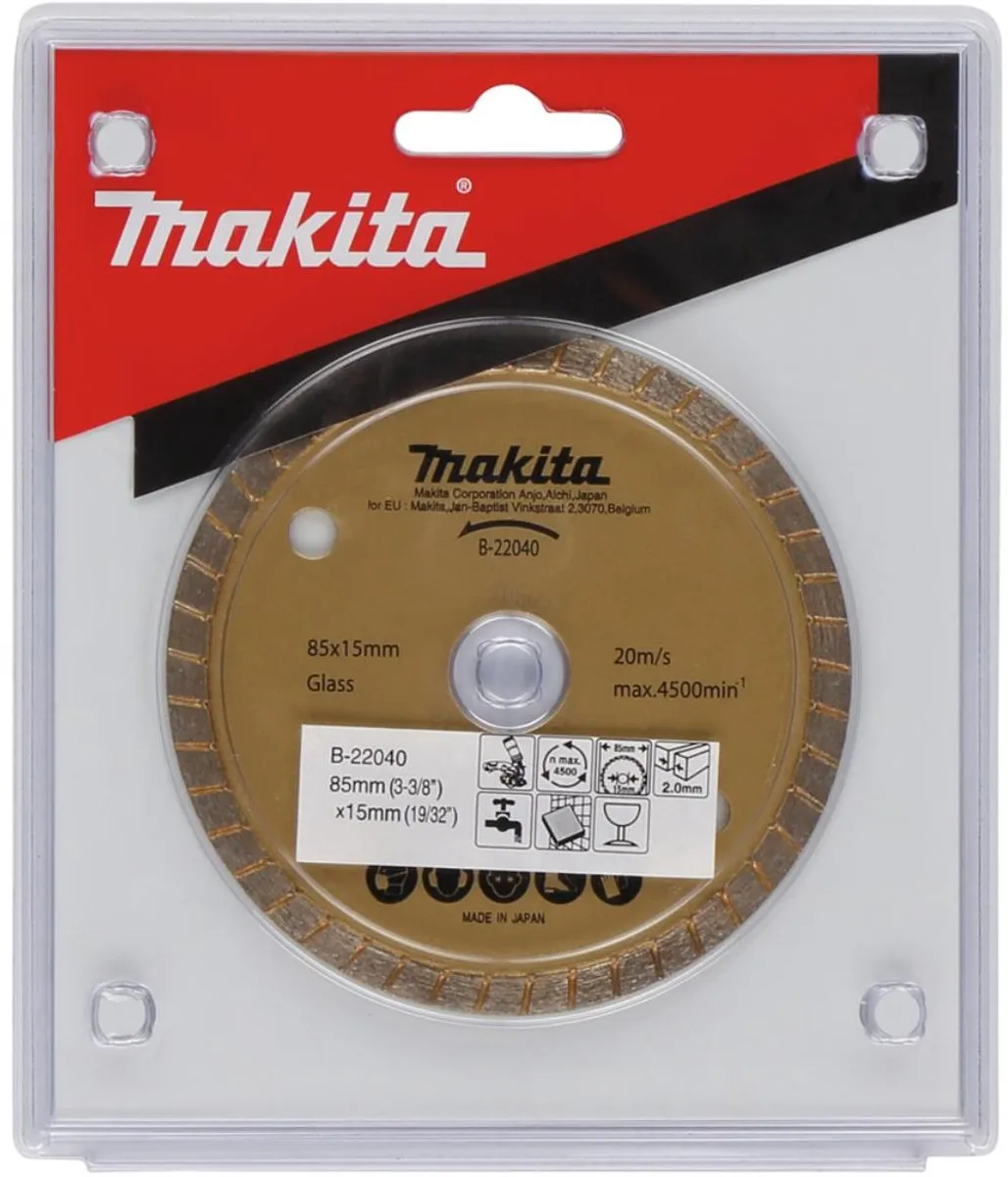 Makita B-22040 Diamantschijf 85mm - Nat slijpen