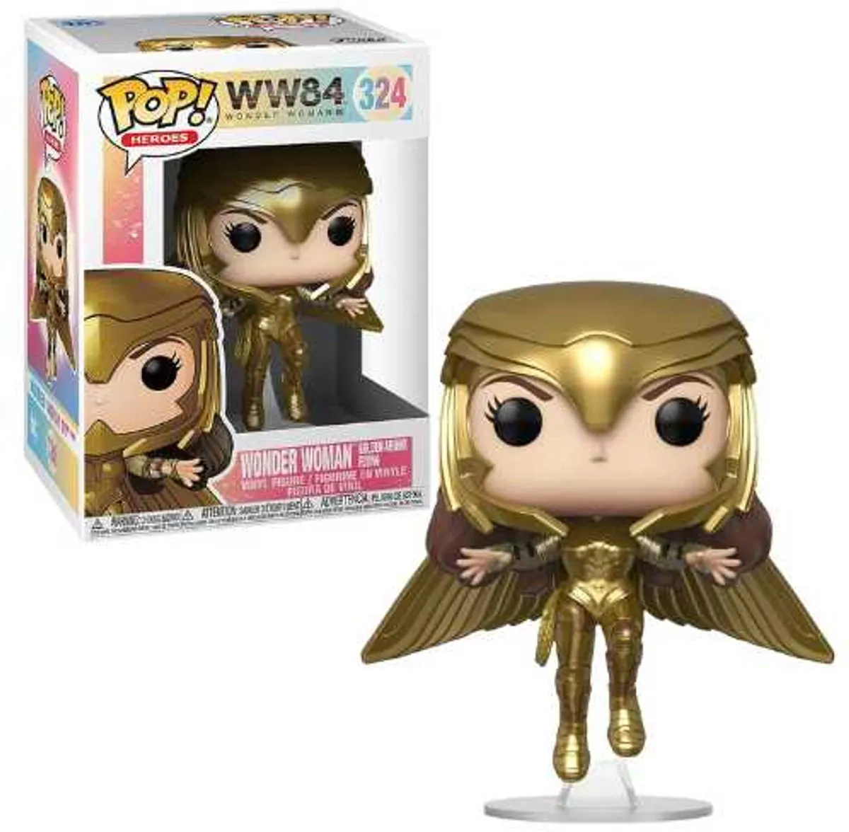 Funko Pop! Wonder Woman Golden Armor Flying #324 - Multicolor - afbeelding 6 van 6