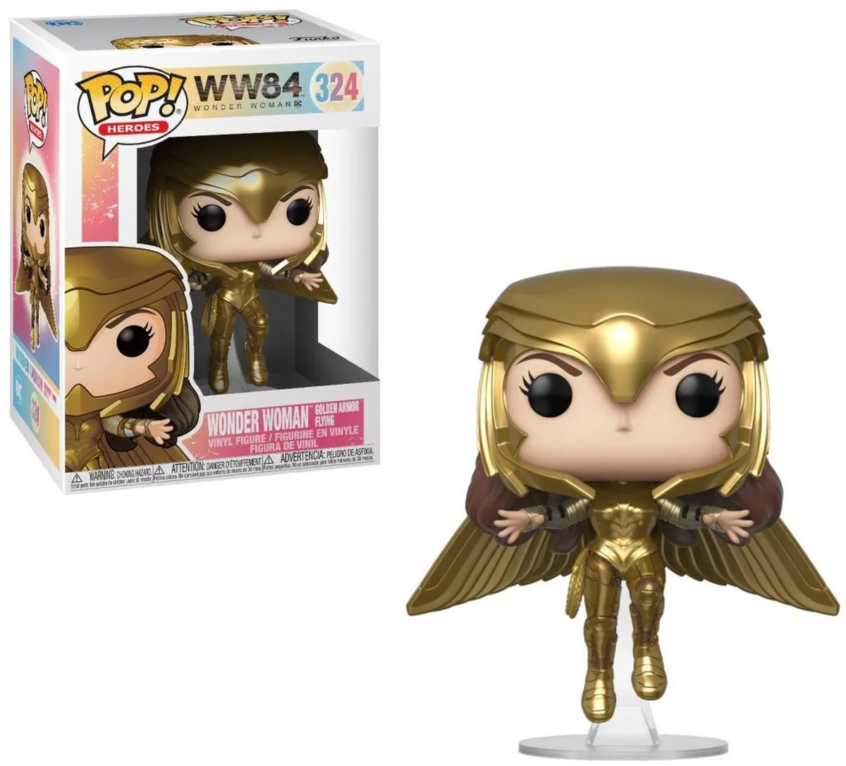 Funko Pop! Wonder Woman Golden Armor Flying #324 - Multicolor