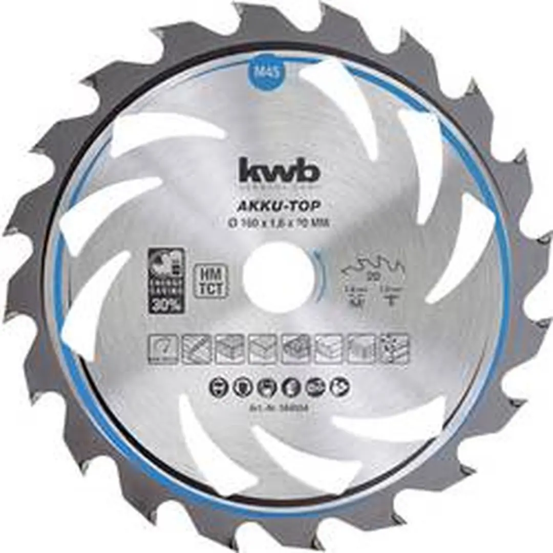 KWB 587856 Hardmetaal-cirkelzaagblad 210mm