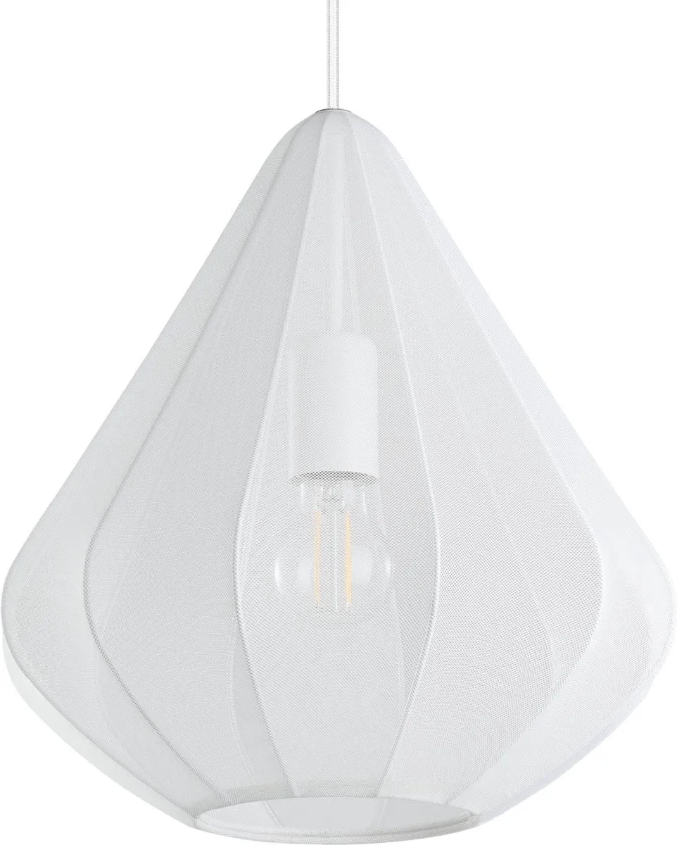 Eglo Dolwen Hanglamp E27 - Ø33,5cm - Wit