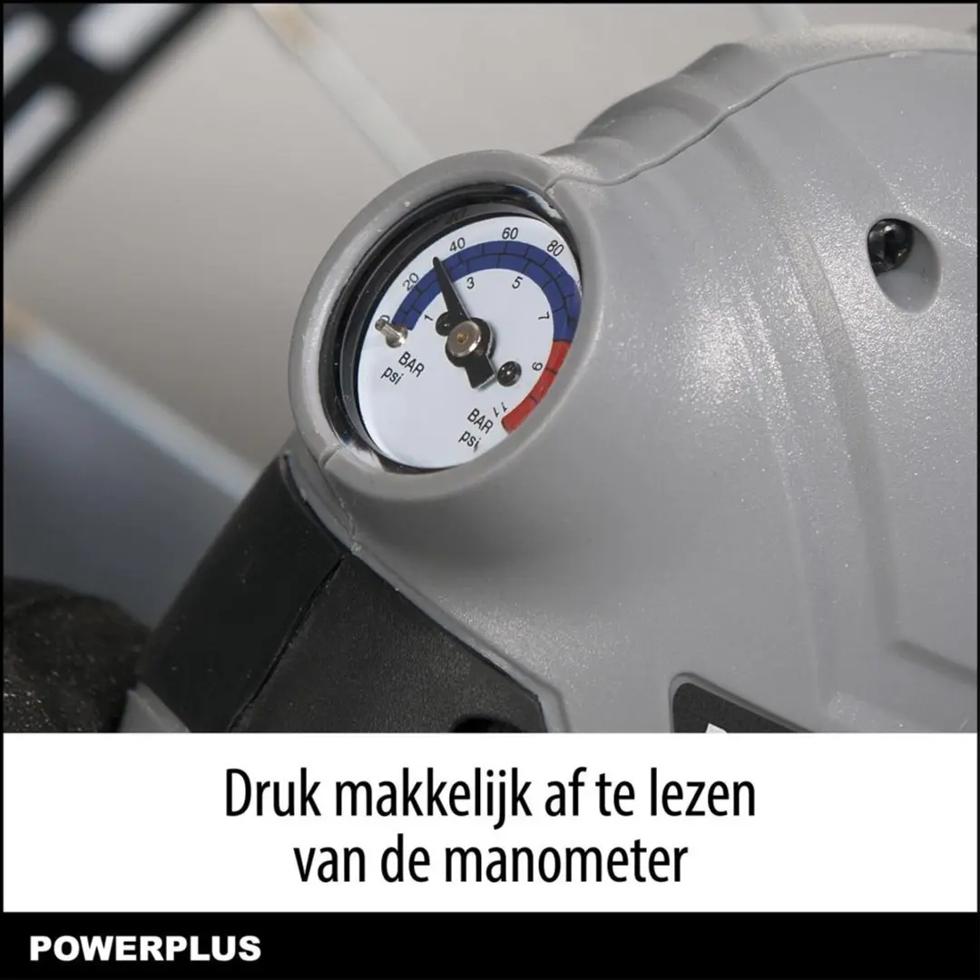 Powerplus POWEBACS3 Luchtpomp 18V - 8 l/min