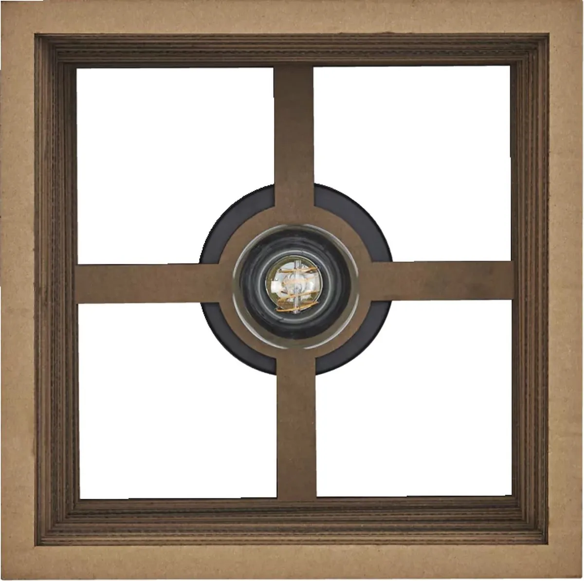 LEDVANCE Decor Karton Plafondlamp E27 - Bruin - afbeelding 5 van 6