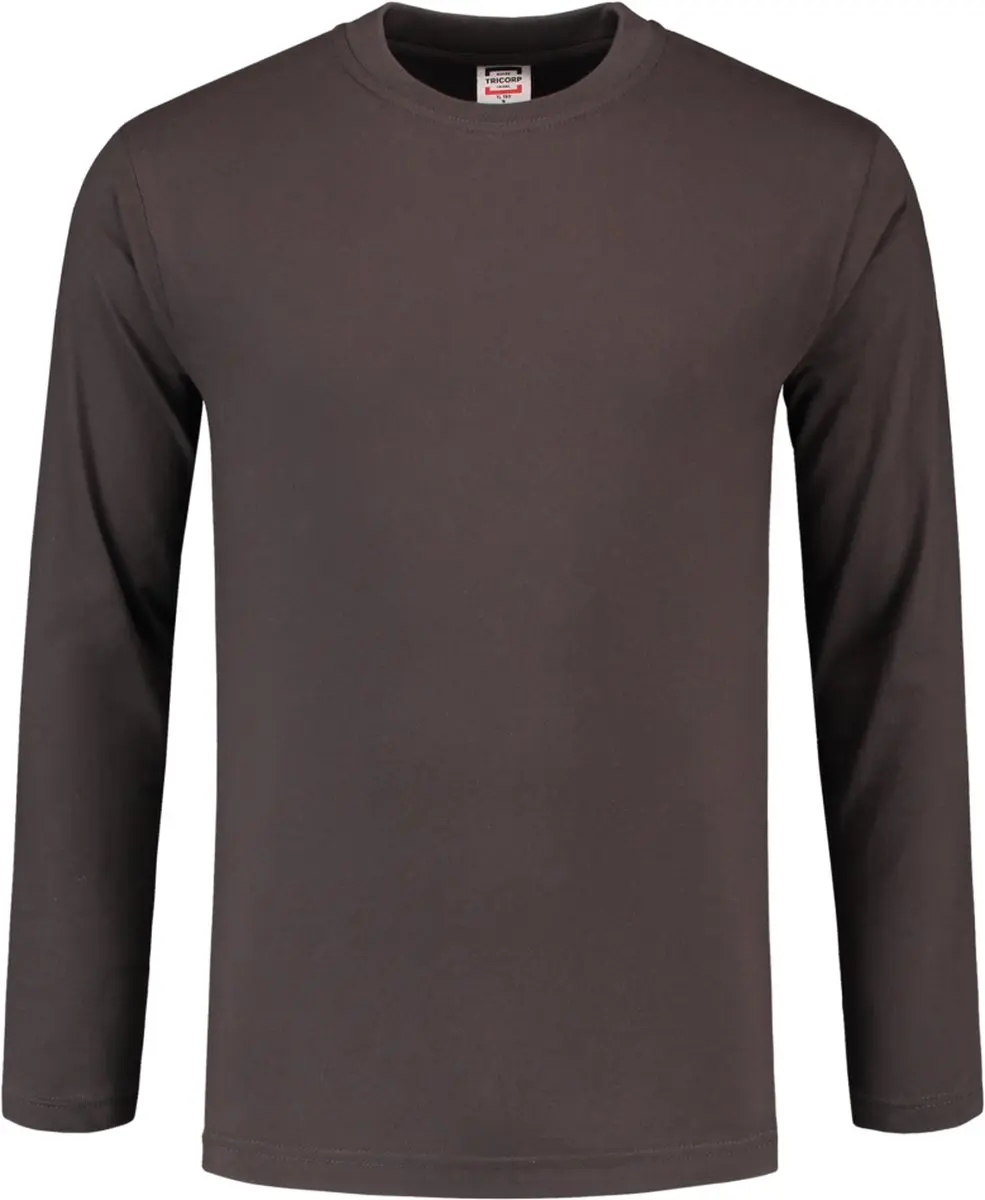 Tricorp T-shirt Lange mouw 101006 - XS - Donkergrijs - afbeelding 6 van 6