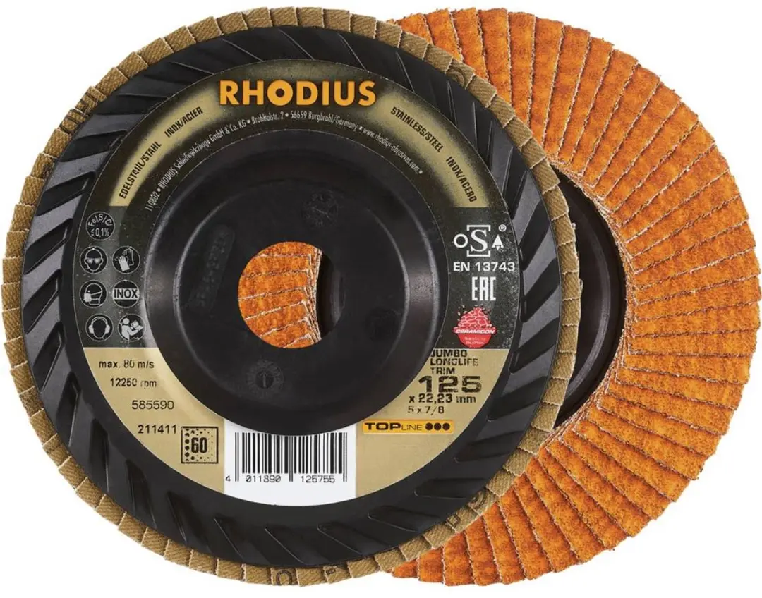 Rhodius 211411 Lamellenschijf RVS