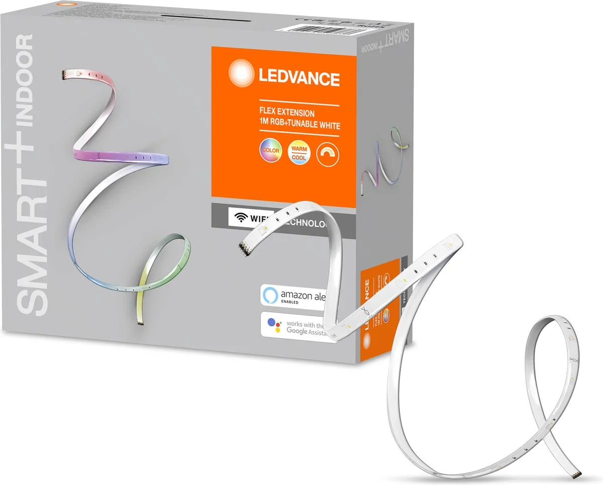 LEDVANCE SMART+ FLEX MULTICOLOR LED Strip 1m - Transparent - 2700K