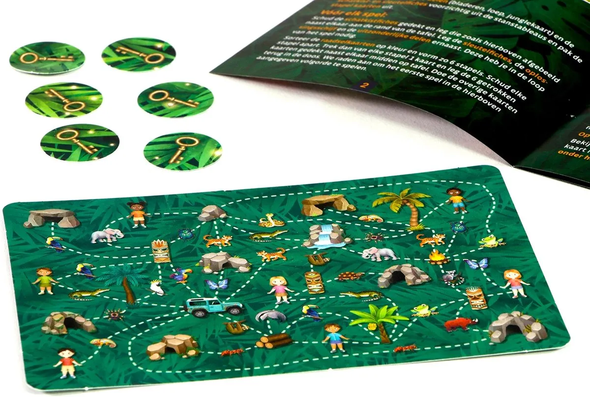 999 Games EXIT Kids Jungle Raadselplezier - 4 Spelers - 999-EXI23
