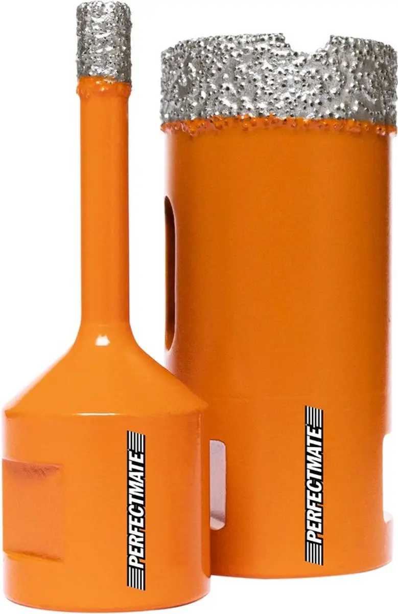 Perfectmate Tegelboormet Wax 8mm M14 - Keramiek - Oranje