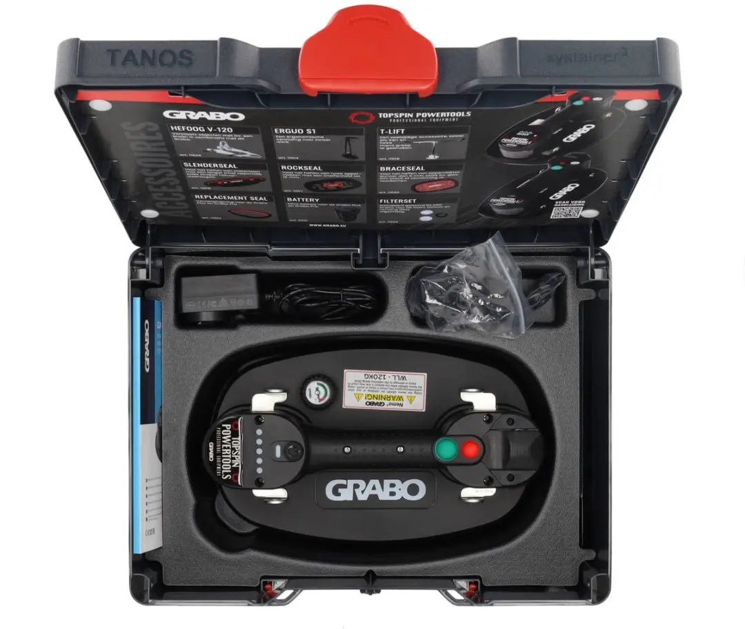 Grabo Plus in Koffer Elektrische Vacuümzuiger - 120 kg Hefvermogen - afbeelding 6 van 6