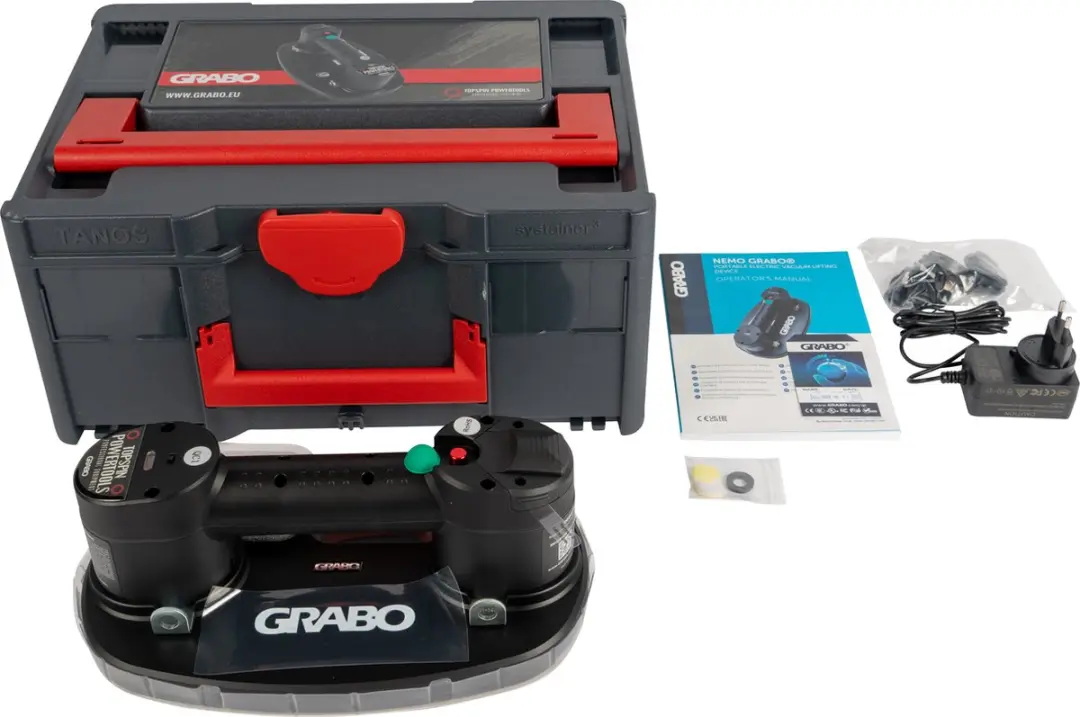 Grabo Plus in Koffer Elektrische Vacuümzuiger - 120 kg Hefvermogen