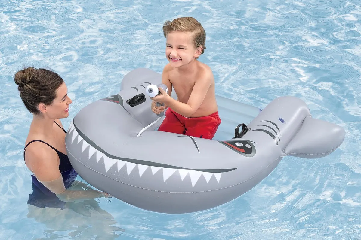 Bestway Sharkventure Opblaasbare Kickboard - Grijs