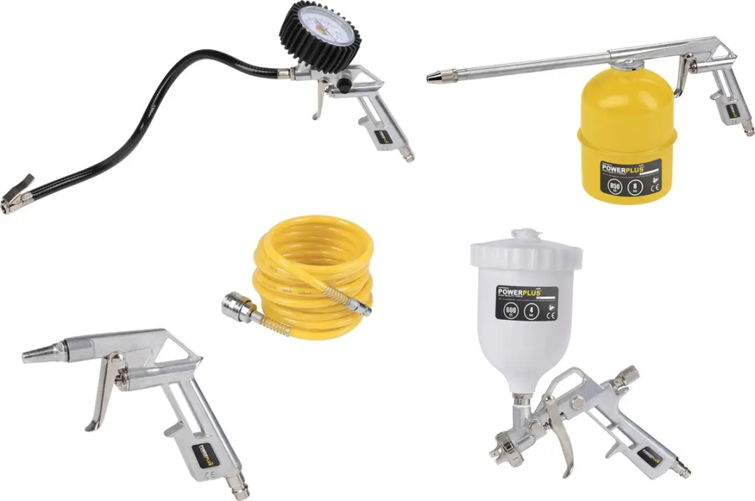 Powerplus POWAIR0020 Pneumatische Basisset
