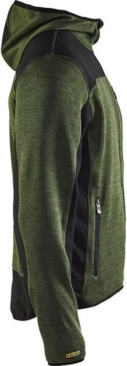 Blåkläder 4930-2117 Gebreid Vest - Army Groen/Zwart - L