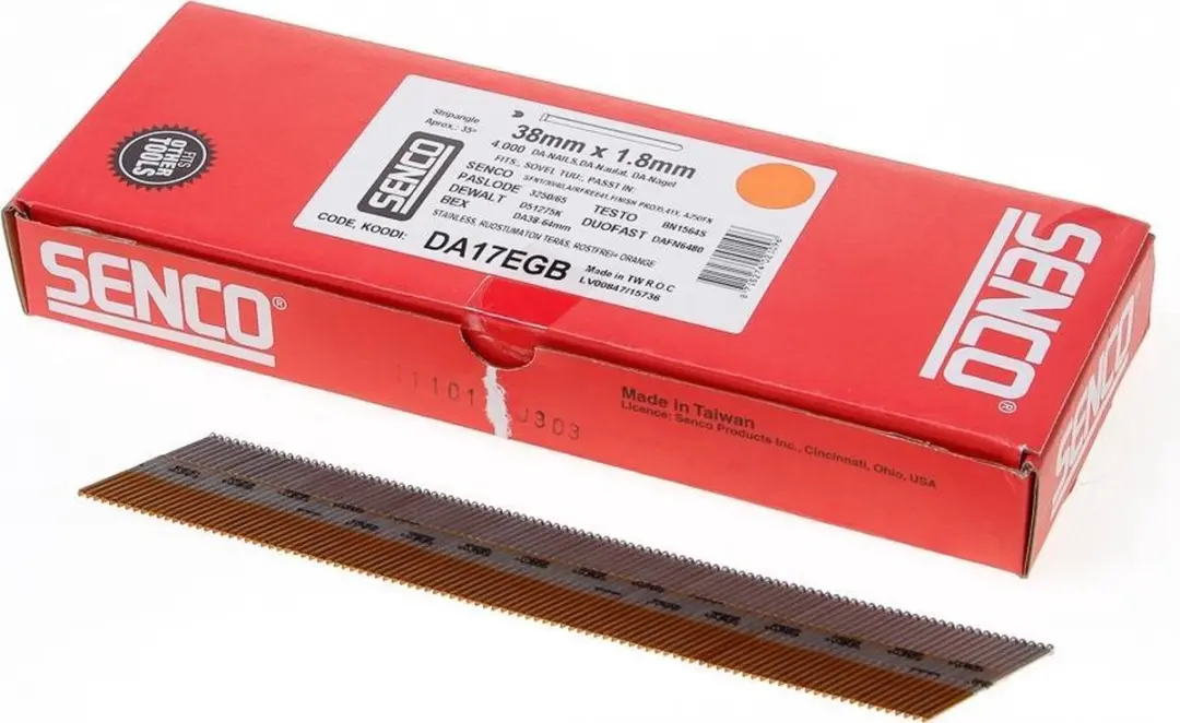 Senco DA17EGB Nagels 1,8x38mm RVS - 4000 Stuks