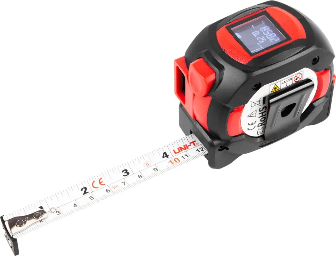 UNI-T LM40T Rolmaat 5m - Laser Afstandsmeter 40m - Rood