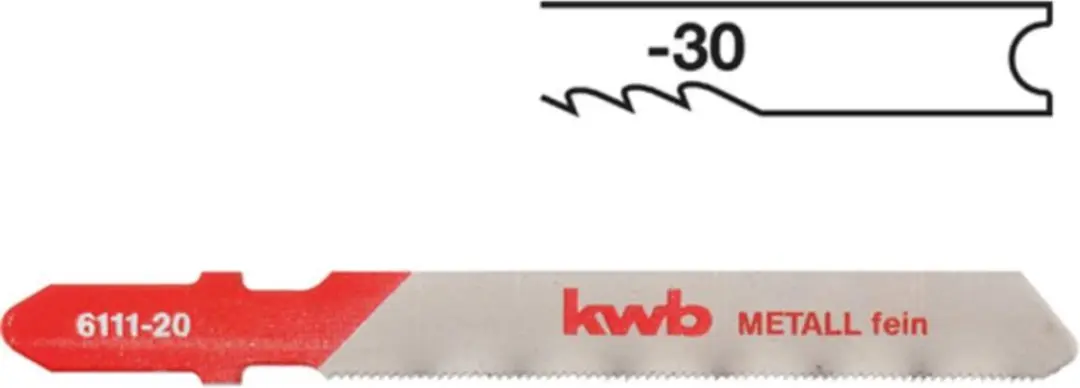 KWB Decoupeerzaagbladen Metaal Grof 6113-30