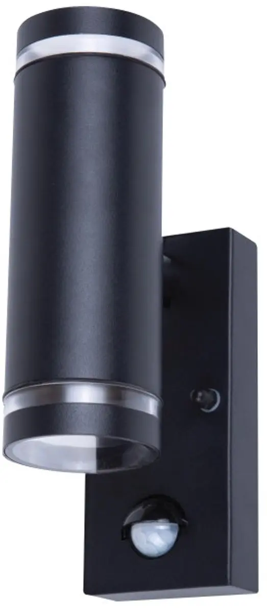 Integral Buiten Wandlamp IP54 Sensor Up&Down - 2x GU10