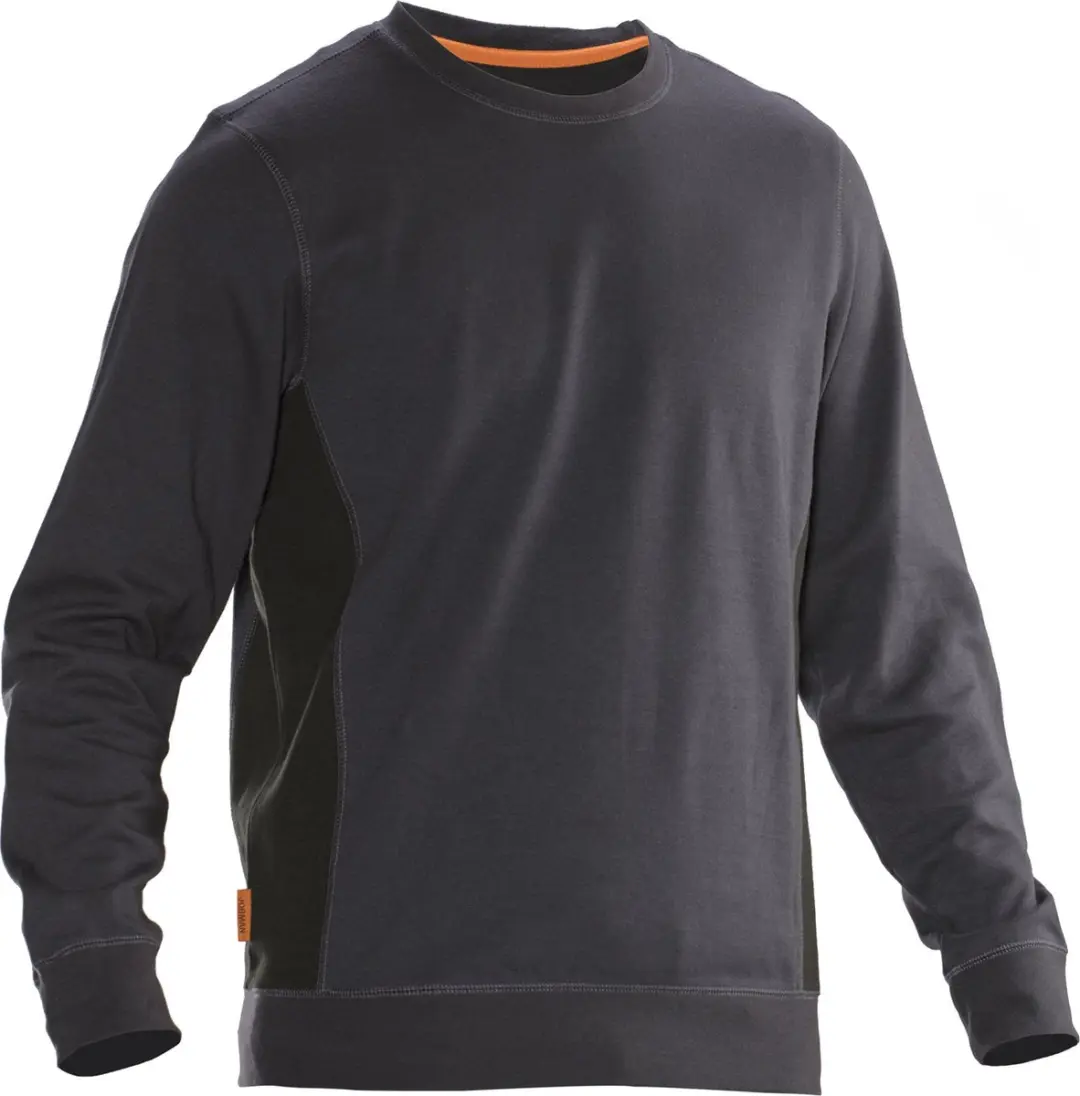 Jobman 5402 Sweatshirt - XL - Grijs/Zwart