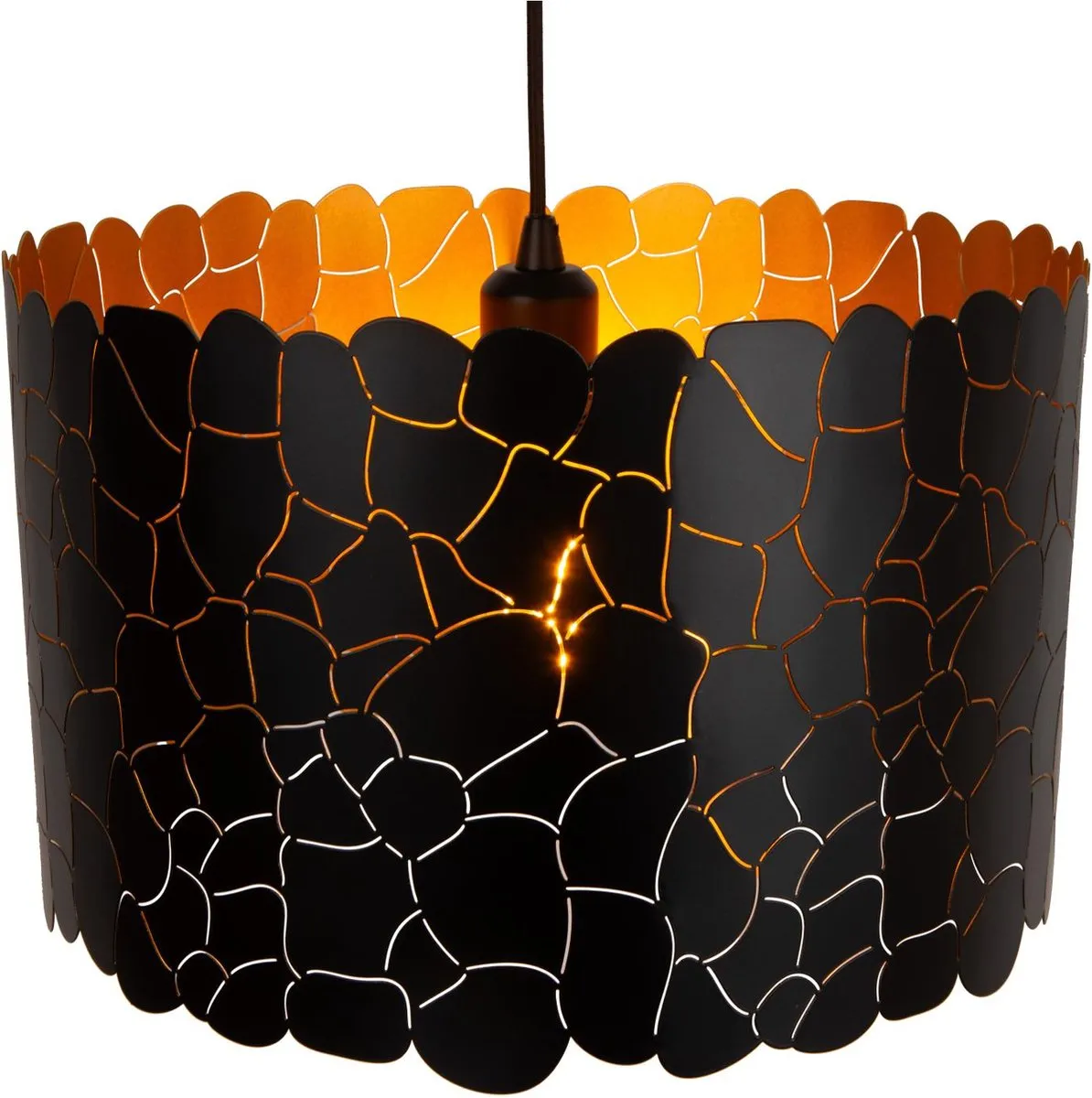 Lucide Almelo Hanglamp Ø40cm - 1xE27 - Zwart