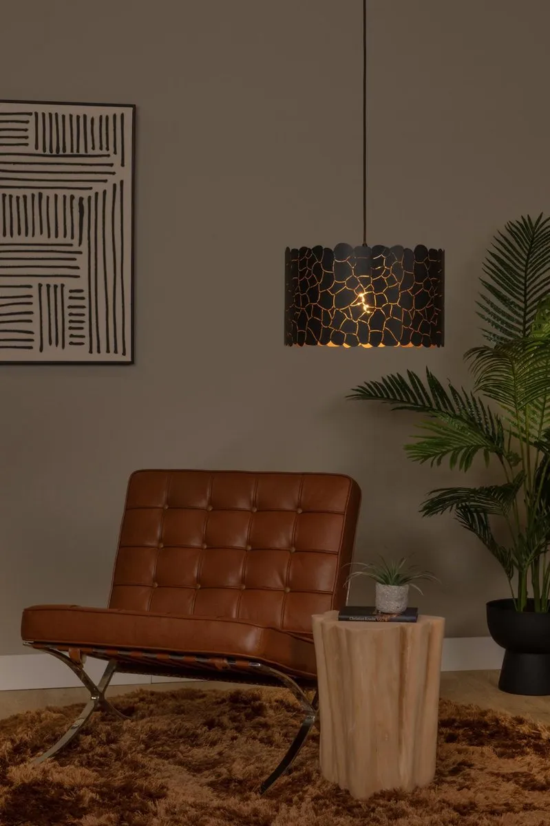 Lucide Almelo Hanglamp Ø40cm - 1xE27 - Zwart