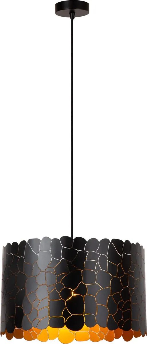 Lucide Almelo Hanglamp Ø40cm - 1xE27 - Zwart