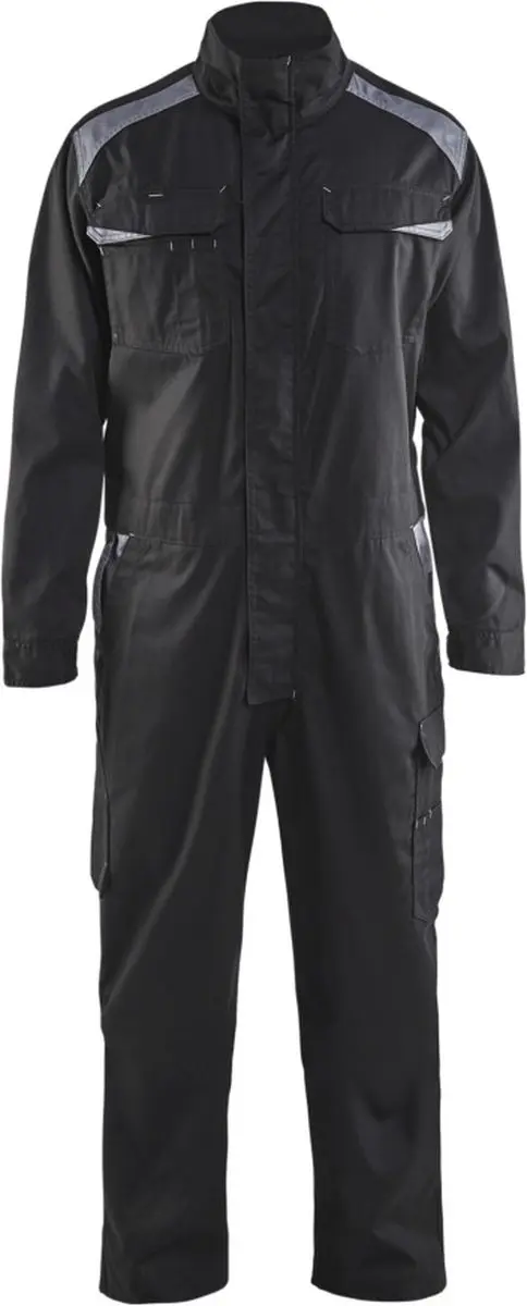 Blåkläder Overall Industrie 6054-1800 - 44 Zwart/Grijs