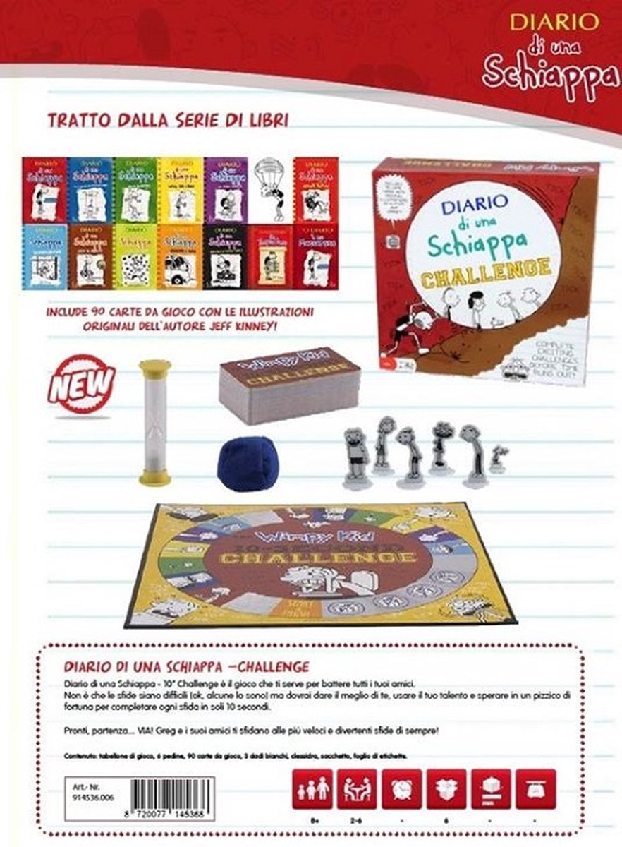 spel goliath - 10 Secondi Challenge.(ES) 0 Gioco da tavolo(Dagboek van een Wimpy Kid - 10 seconden uitdaging)