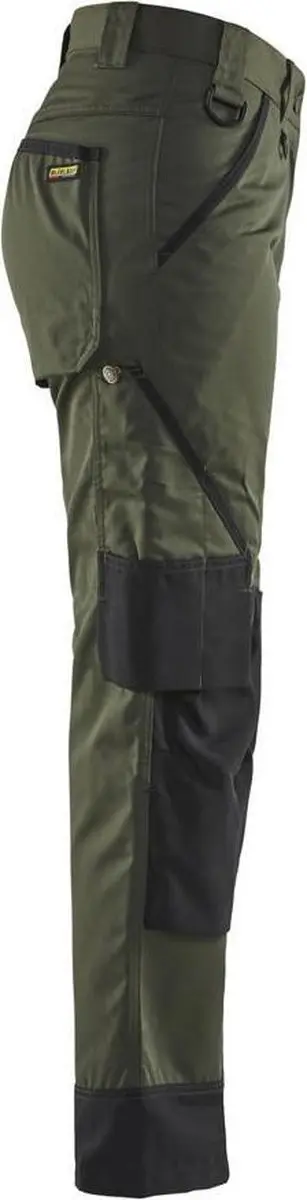 Blåkläder Dames Garden Werkbroek 7154-1835 - C42 - Army Groen/Zwart