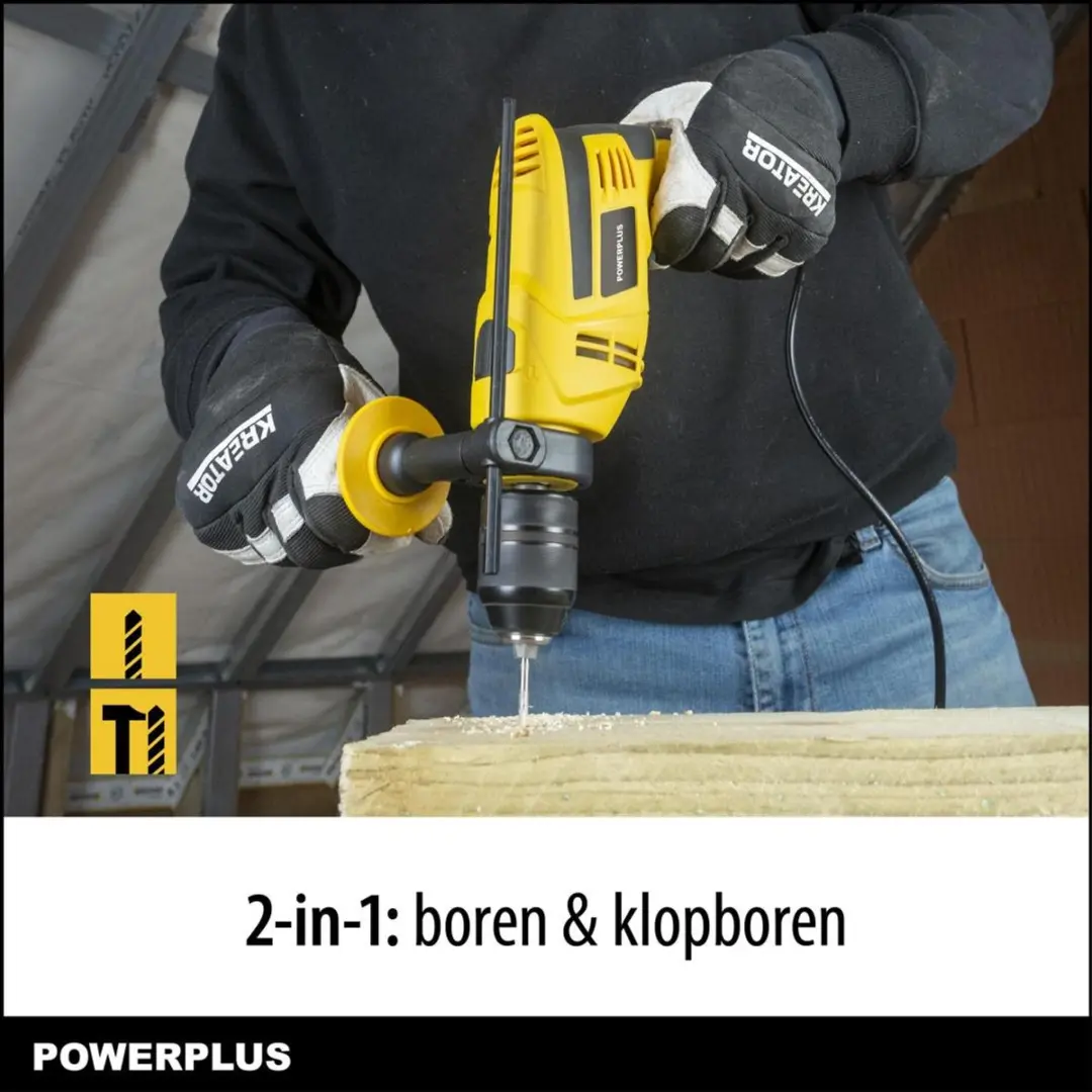 Powerplus POWX0261 Klopboormachine 650W - afbeelding 6 van 6