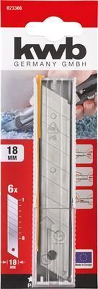 KWB Afbreekmesjes 18mm 023306 - 6 Stuks