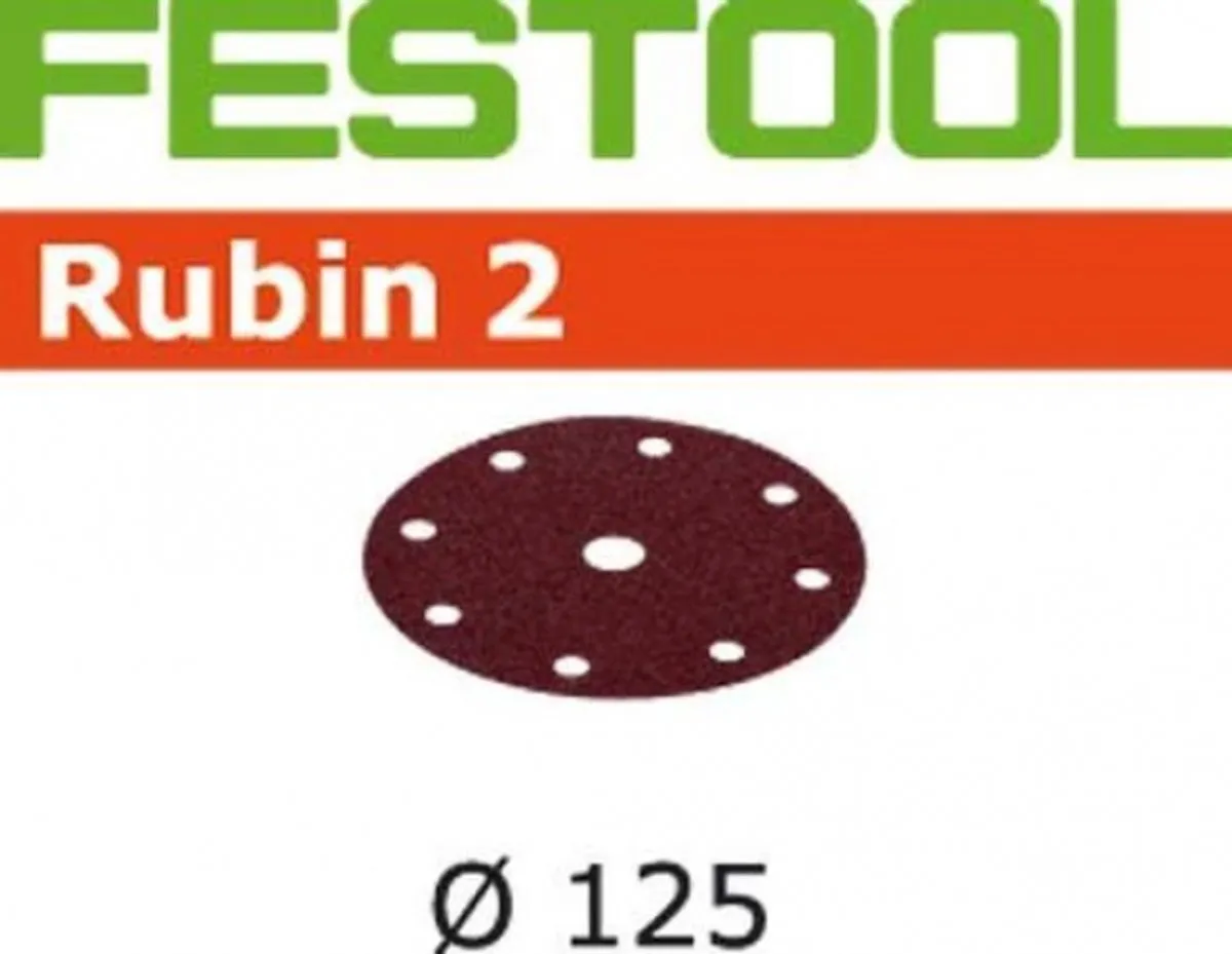 Festool Robijn Schuurschijven STF D125/8 P220 - 10 Stuks